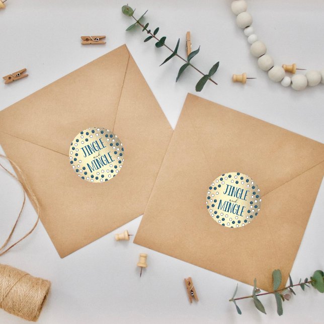 Adesivo Jingle & Mingle Modern Holiday Party (Criador carregado)