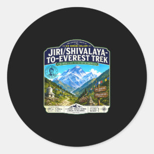Adesivo Jiri shivalaya para trekking everest montanha vint