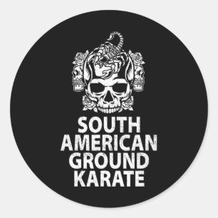 Adesivo Jiu-jit brasileiro do Ground Karate Bjj