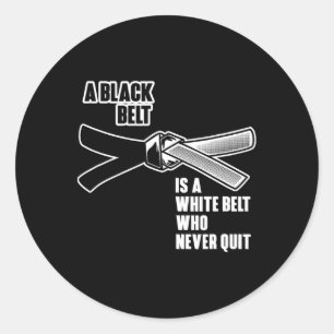 Adesivo Jiu Jitsu Black Belt Mma Karate Brasil Bjj Trai