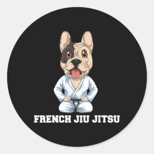 Adesivo Jiu Jitsu Brasileiro e Cachorro BJJ