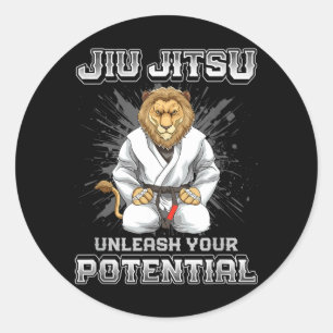 Adesivo Jiu Jitsu Brasileiro MMA e Grappling BJJ Leão