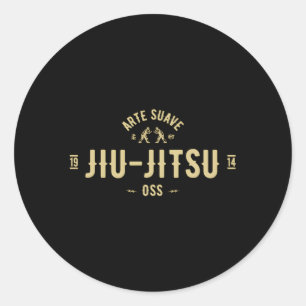 Adesivo Jiu Jitsu E Suave Oss Bjj