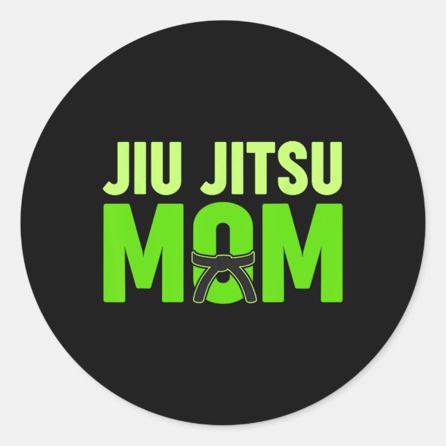 Adesivo Jiu Jitsu Mãe Dia de as mães (Frente)