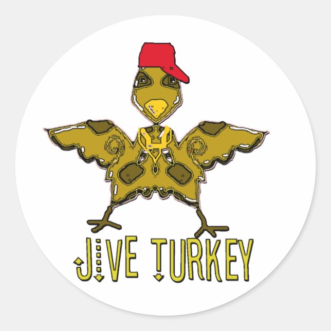 Adesivo jive turkey (Frente)