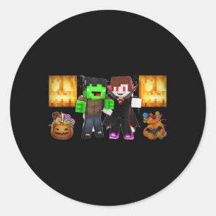 Adesivo Jj E Mikey! _ Halloween feliz