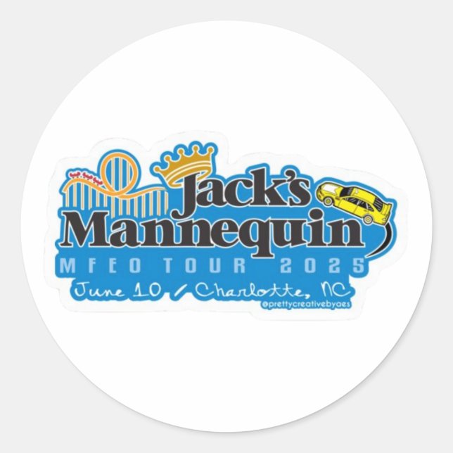 Adesivo JM MFEO Tour - Charlotte Sticker (Frente)