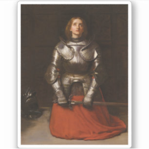 Adesivo Joan of Arc. 1865 por John Everett Millais