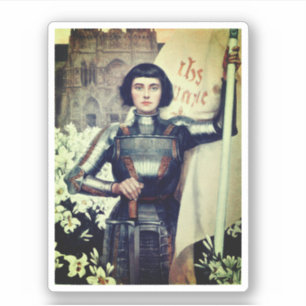 Adesivo Joan of Arc (ilustração Albert Lynch)