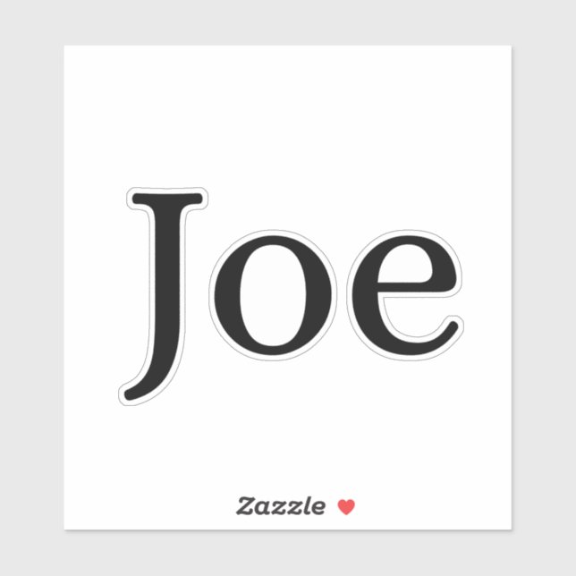 Adesivo Joe (Folha)