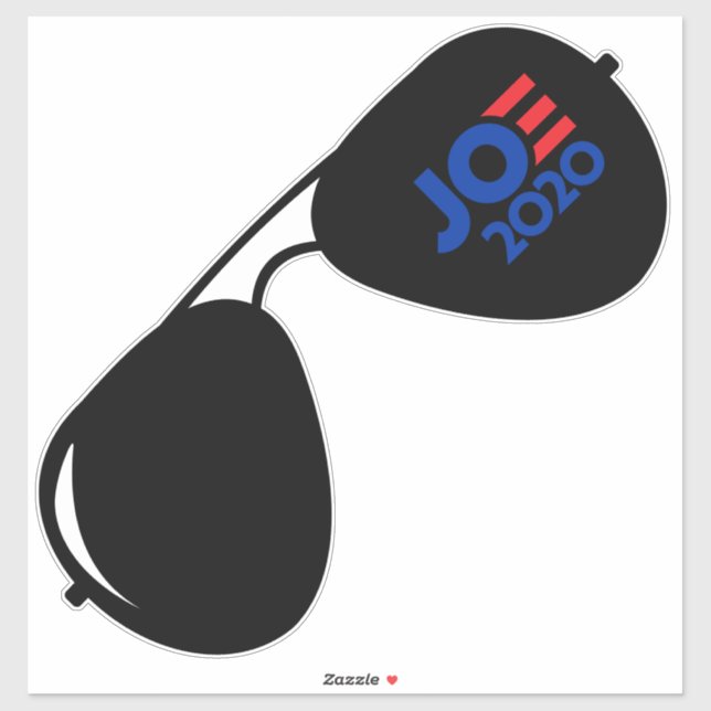 Adesivo Joe Biden 2020 Aviadores (Folha)