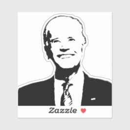 Adesivo Joe Biden Black & White Form Vinyl Sticker