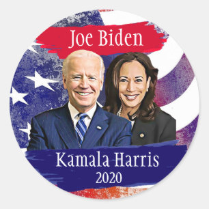 Adesivo Joe Biden e Kamala Harris 2020 Eleição