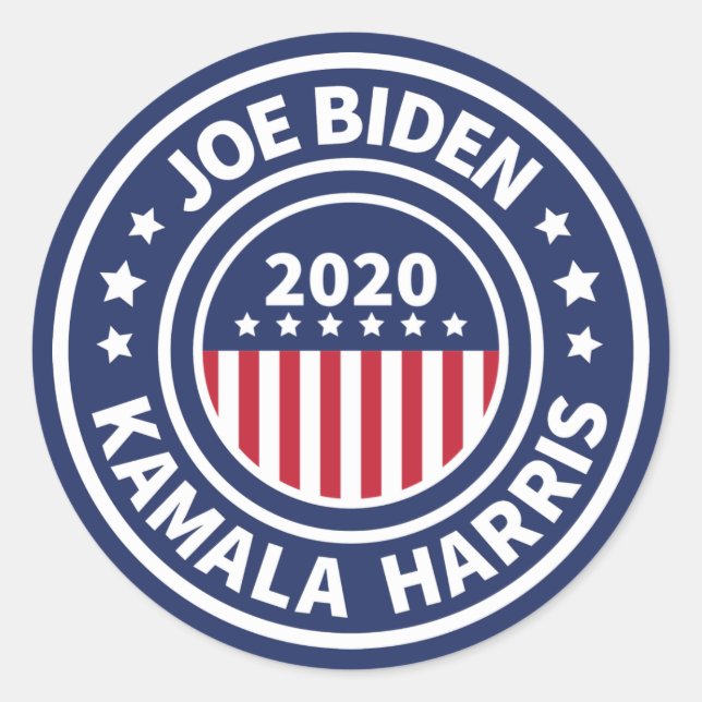 Adesivo Joe Biden Kamala Harris 2020 (Frente)