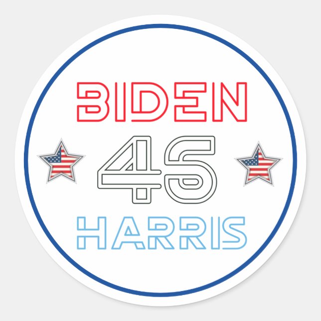 Adesivo Joe Biden Kamala Harris 2020 (Frente)
