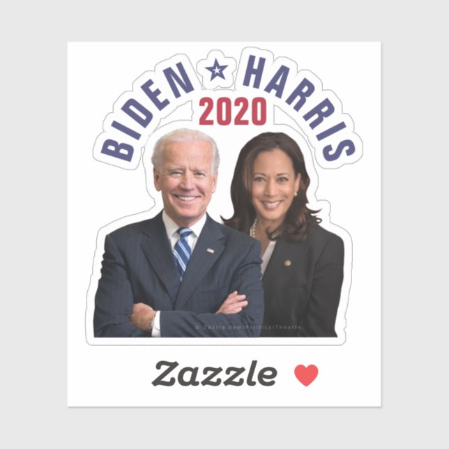 Adesivo Joe Biden Kamala Harris 2020 Presidente Vice Fotos (Folha)