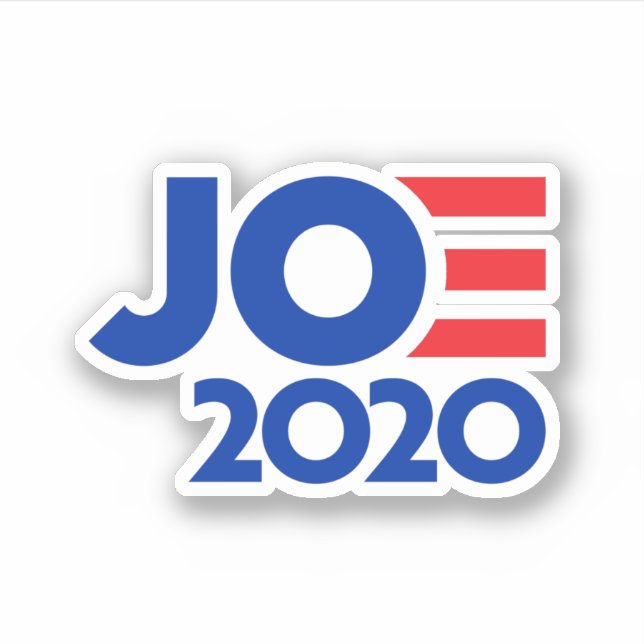 Adesivo Joe Biden para a eleição presidencial 2020 (Frente)