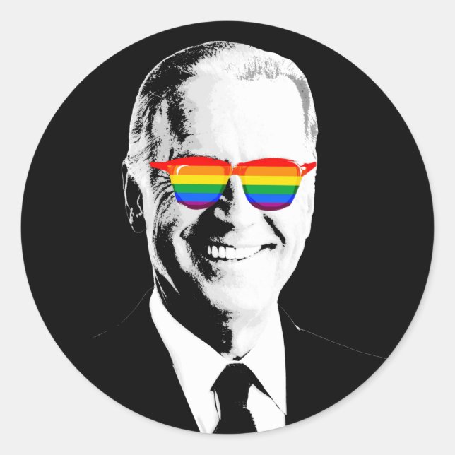 Adesivo Joe Biden Pride (Frente)
