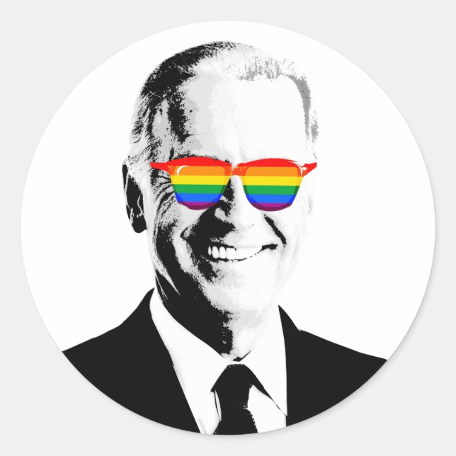 Adesivo Joe Biden Pride (Frente)