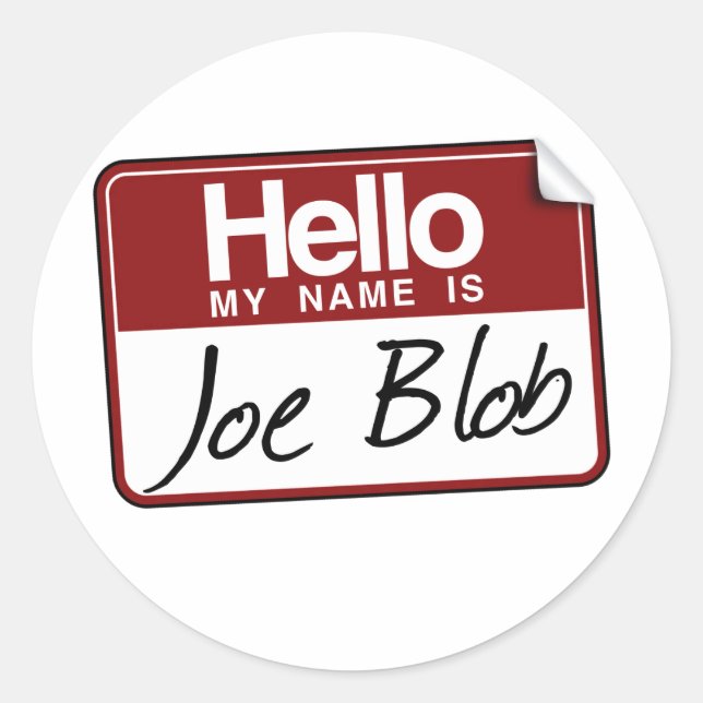 ADESIVO JOE BLOB (Frente)