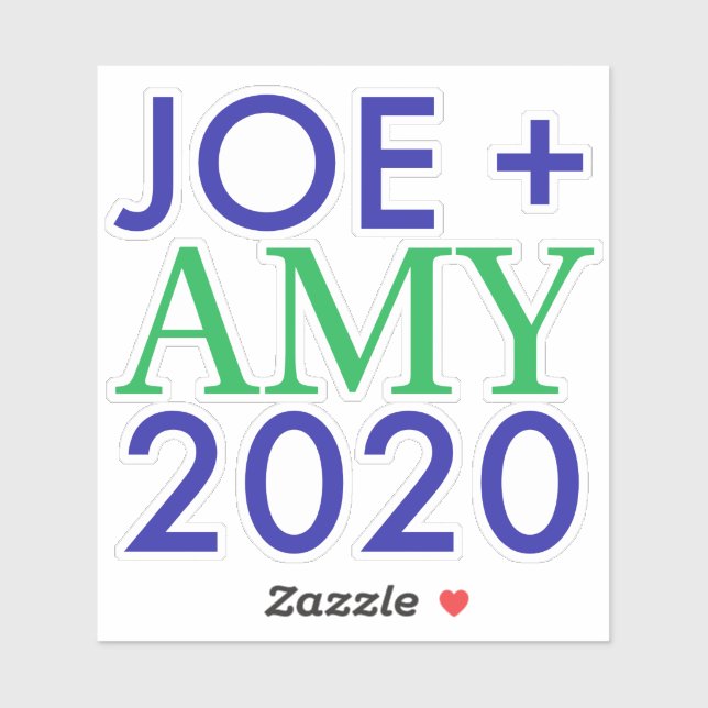 Adesivo Joe e Amy 2020 Vinyl Sticker (Folha)