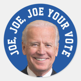 Adesivo Joe, Joe, seu voto