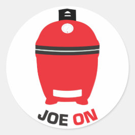 Adesivo Joe On Sticker para os Ventiladores Kamado Grill