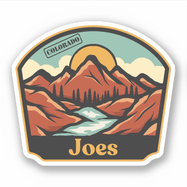 Adesivo Joes, Colorado (Frente)