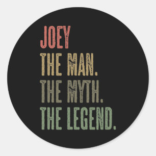 Adesivo JOEY the Man the Myth the LEGEND ENS Boys