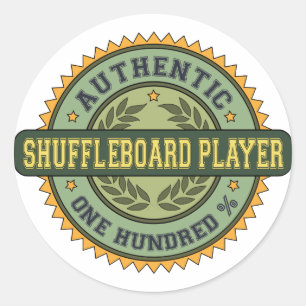 Adesivo Jogador autêntico do Shuffleboard