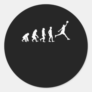 Adesivo Jogador de basquete campeão de evolução