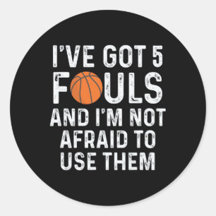 Adesivo Jogador de Basquete Divertido Hoops 5 Foups