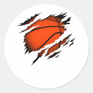 Adesivo Jogador De Basquete No Coração