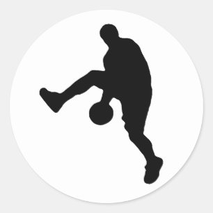 Adesivo Jogador de basquete Silhouette