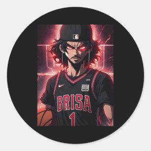 Adesivo Jogador de Basquete Superior