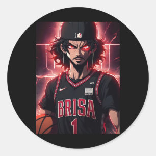 Adesivo Jogador de Basquete Superior