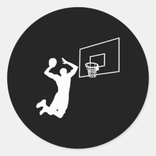 Adesivo Jogador de basquetebol Dunk - Jogador de Slam Dunk