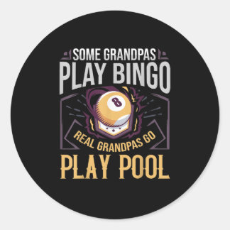 Adesivo Jogador de Bola do Vovô 8, Piscina Mens Billiards