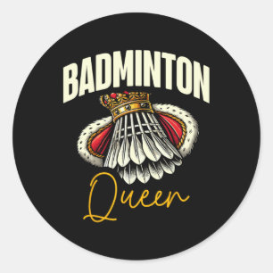 Adesivo Jogador de Dminton Engraçado Design 11