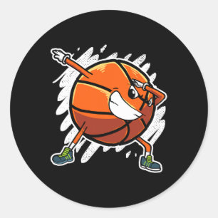 Adesivo Jogador de Esportes de Bola de Bola de Basquete de