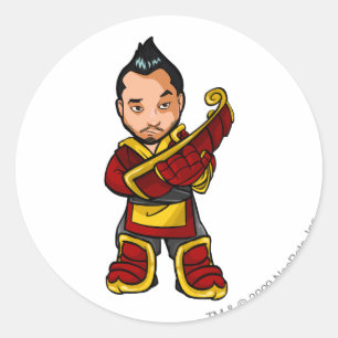 Adesivo Jogador de Funcionarios Bancha Ninja Shenkuu