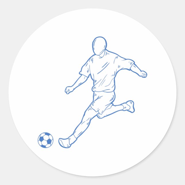 Adesivo jogador de futebol (Frente)