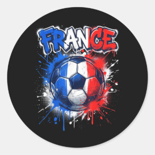 Adesivo Jogador de Futebol da França Bandeira Grafite