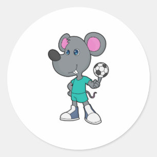 Adesivo Jogador de futebol de mouse Futebol
