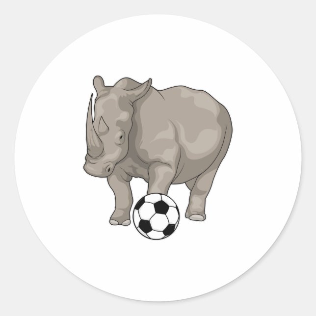 Adesivo Jogador de futebol do Rhino (Frente)