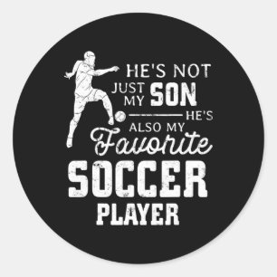 Adesivo Jogador de Futebol Favorito Vintage Filho Família 