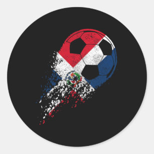 Adesivo Jogador de Futebol Orgulho da Bandeira da Repúblic