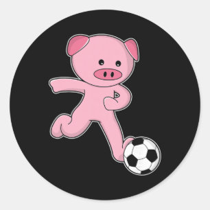 Adesivo Jogador de Futebol Porco Futebol Esportes