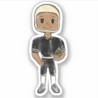 jogador de futebol retrô vintage preto simples pal
