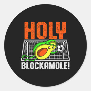 Adesivo Jogador de Futebol Sagrado Blockamole Avocado Gole